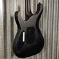 ESP LTD M-BLK Black Metal Black Satin Guitar & Case #0397 Used