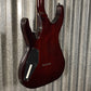 ESP LTD H-200 Flame Top Dark Brown Sunburst Guitar & Case #1026 Used