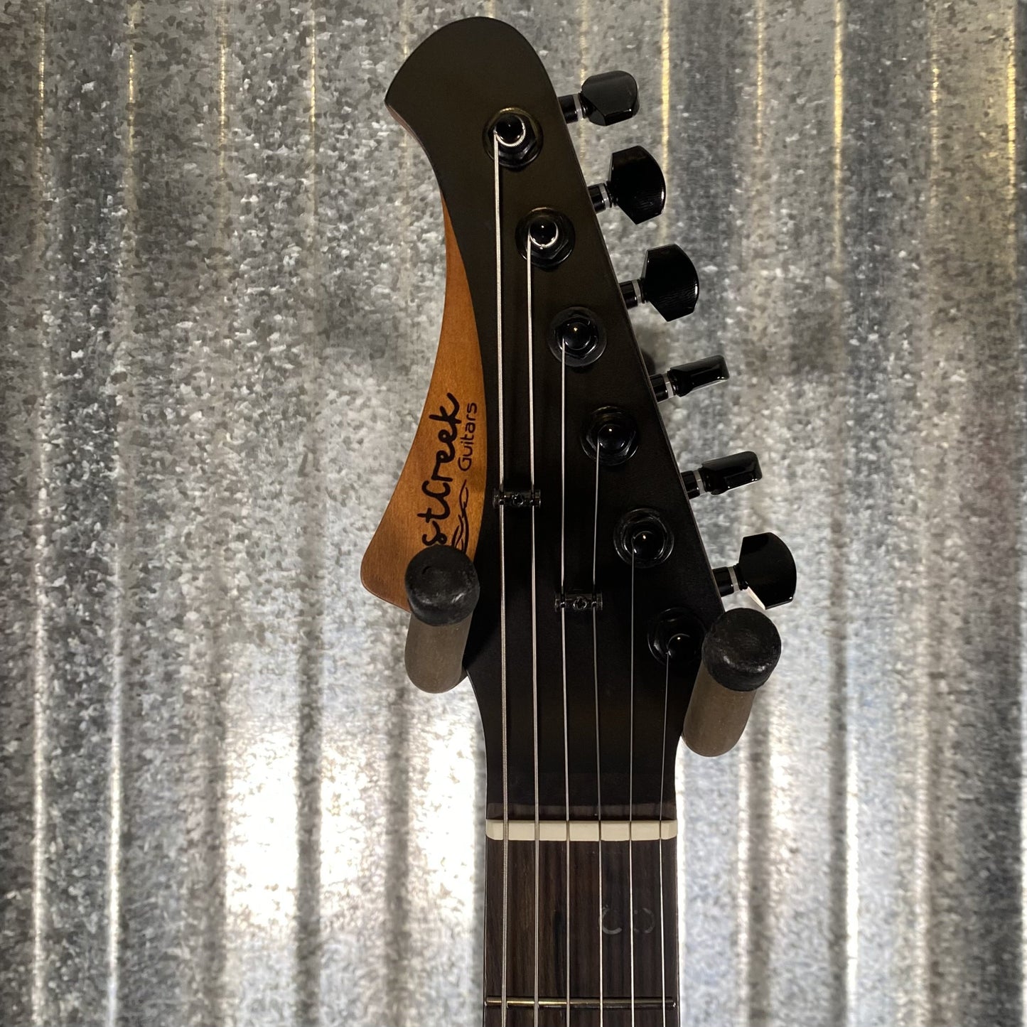 Westcreek Guitars Helyx T Style Dual Humbucker Black Guitar #0092 Used