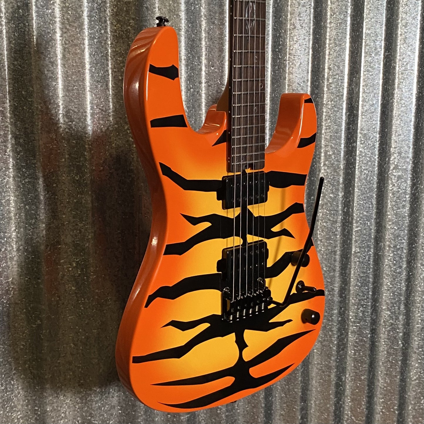 Westcreek Guitars Aetheris Superstrat Yellow Tiger Guitar #002700 Used