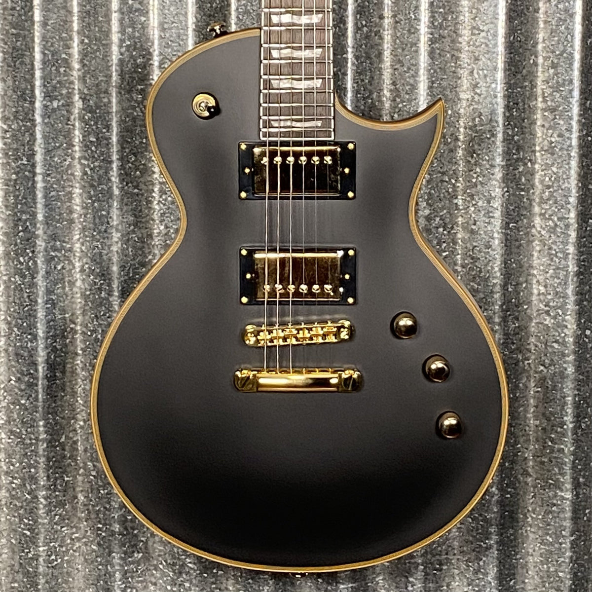 ESP LTD EC-1000 Vintage Black Guitar EC1000VBD #1078 Used