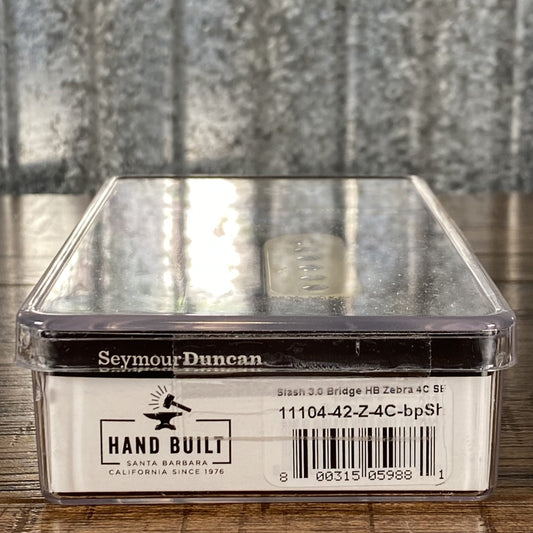 Seymour Duncan Slash 3.0 Humbucker Bridge Zebra 4 Conductor Guitar Pickup 11104-42-Z-4C-bpSh
