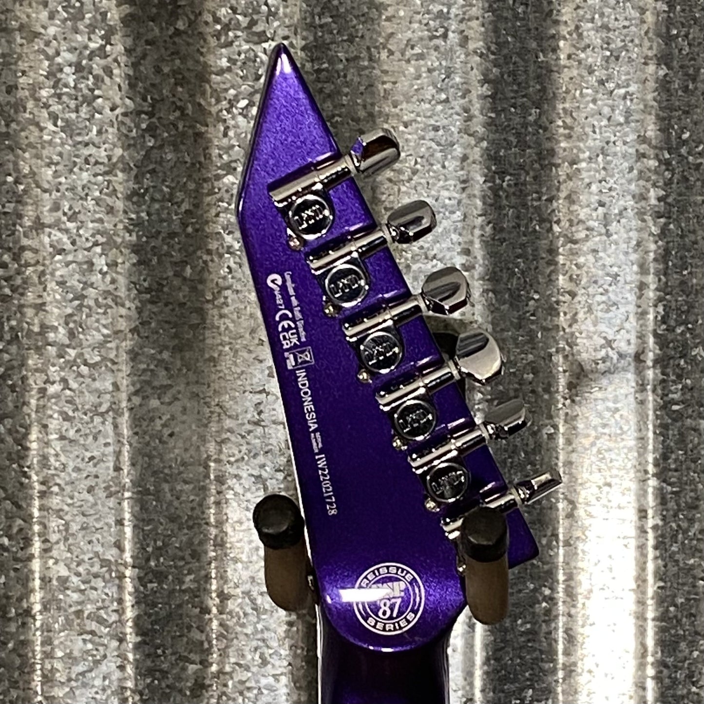 ESP LTD M-1 Custom CMT '87 Dark Metallic Purple Guitar #1728 Used