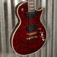 ESP LTD EC-1000T CMT See Thru Black Cherry Guitar #1172 Used