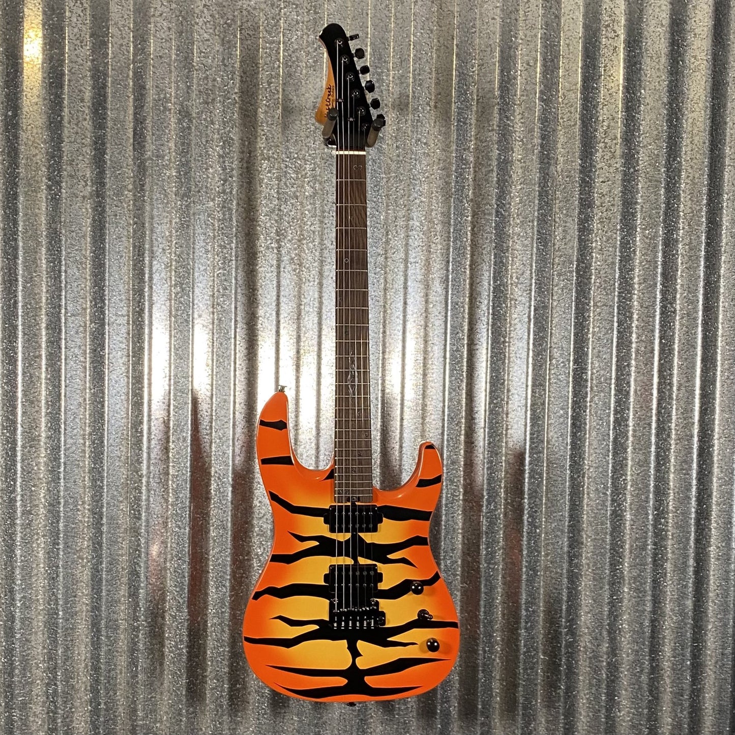 Westcreek Guitars Aetheris Superstrat Yellow Tiger Guitar #0032 Used