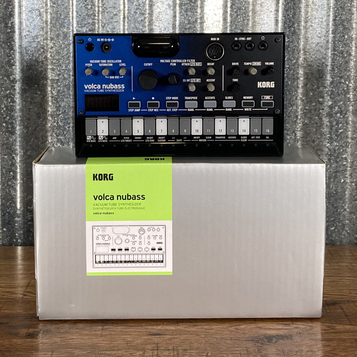 Korg Volca Nubass Vacuum Tube Synthesizer Used