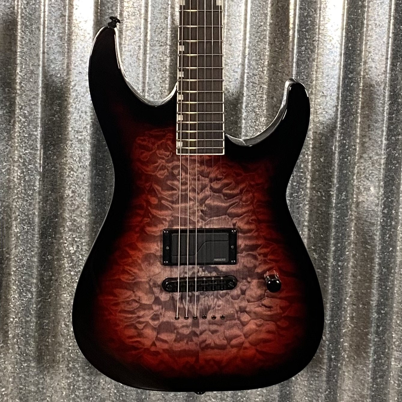 ESP LTD JM-1 Josh Middleton Deep Blood Moon Guitar & Case JMIQMDBLM #0083 Used