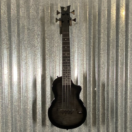 Ortega NEO-BS-TGB Ukulele Bass Transparent Grey Burst & Bag #1088