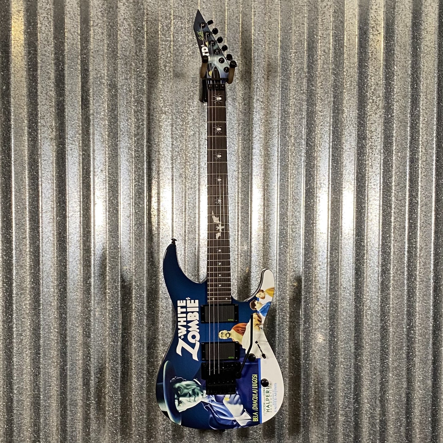 ESP LTD KH-WZ Kirk Hammett White Zombie Graphic EMG Guitar & Case #3481 Used