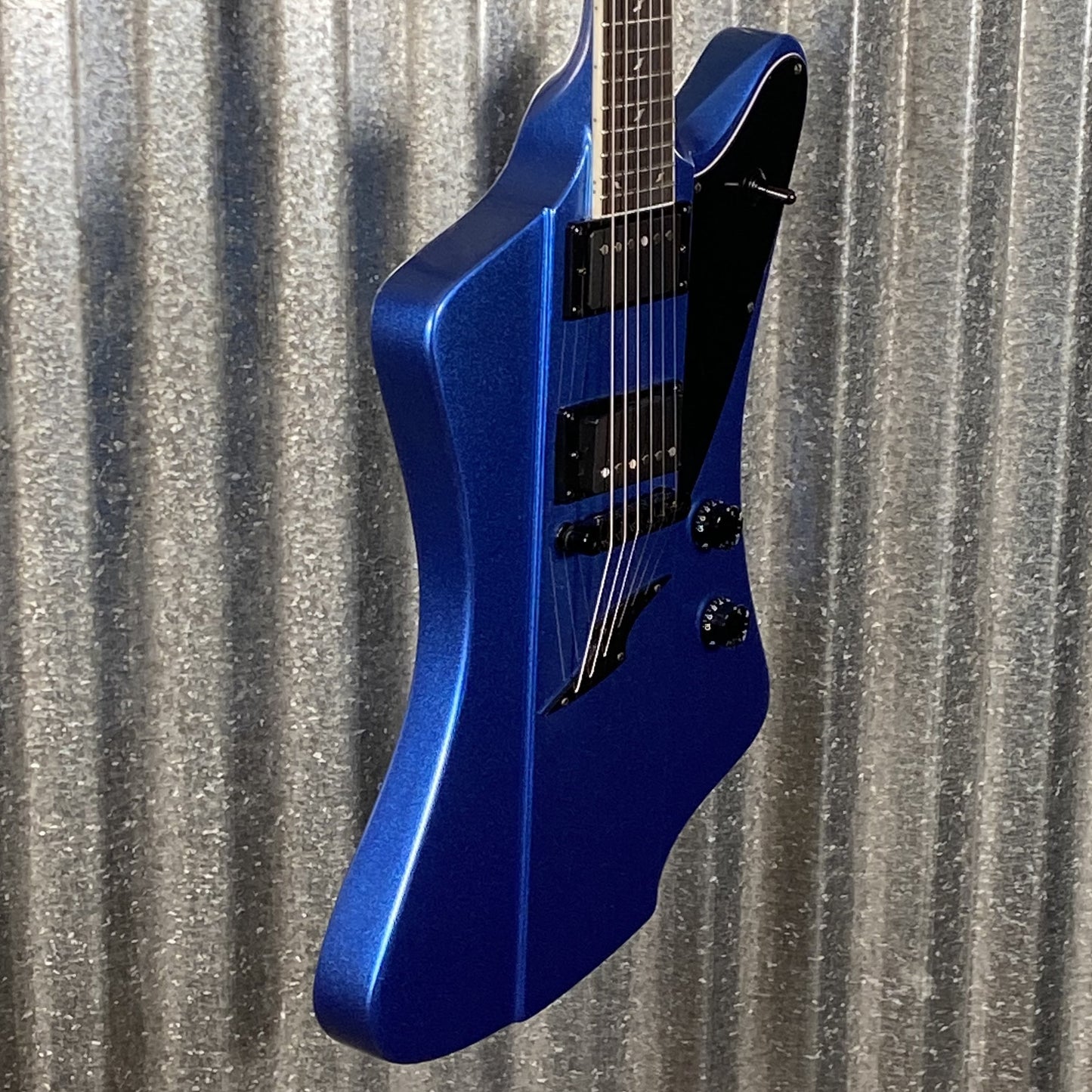 Westcreek Guitars Mirage T Bird Style Dual Humbucker Guitar Blue #0153 Used