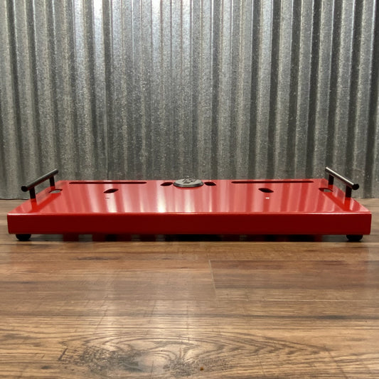Go Pedalboards Single Tier 24" Guitar Effect Pedalboard & Bag Red Demo