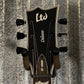 ESP LTD EC-1000S Gloss Black Fluence Guitar & Case #0366 Used