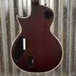 ESP LTD EC-1000T CMT Flame Top Tobacco Sunburst Satin Guitar #0156  Used
