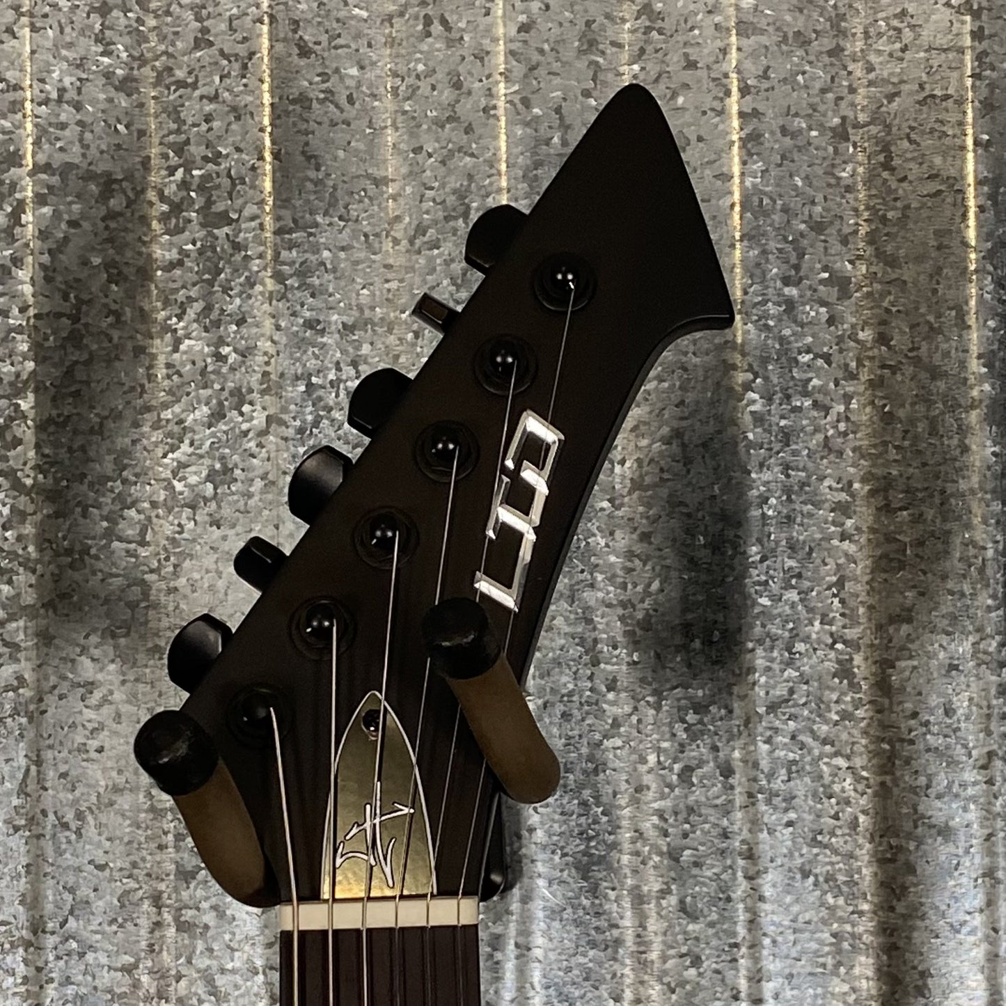 ESP LTD Snakebyte James Hetfield Black Satin Guitar & Case SNAKEBYTEBLKS #0984 Used