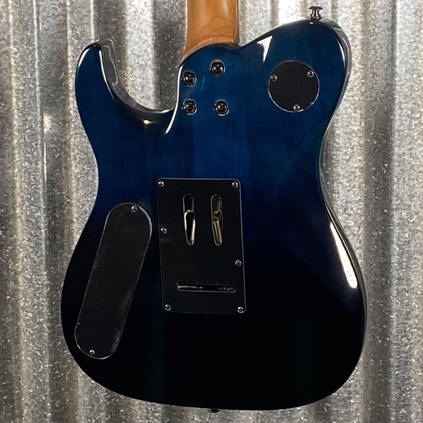 Westcreek Guitars Helyx T Style Dual Humbucker Ocean Vortex Blue Guitar #0019 Used