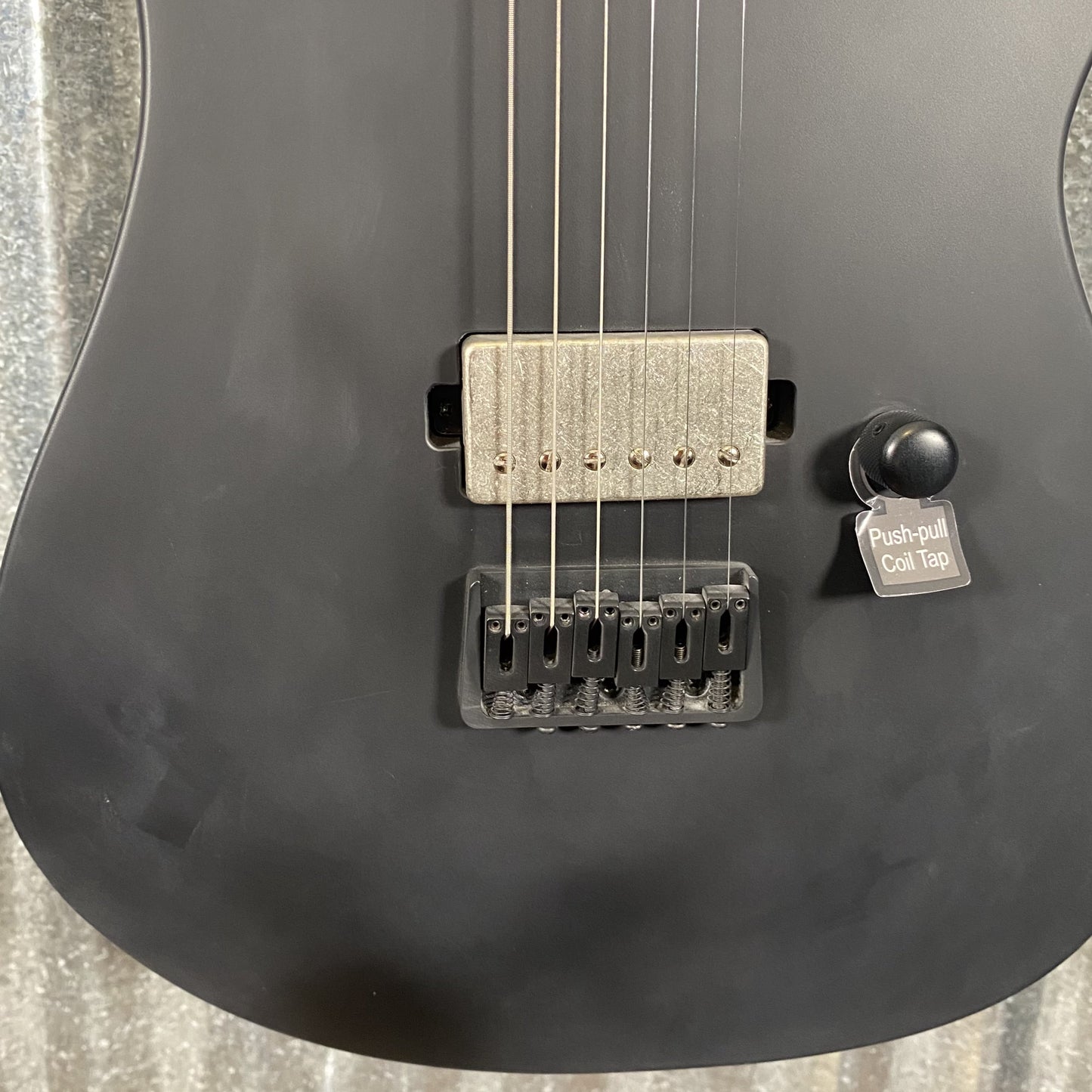 ESP LTD M-201HT Hard Tail Black Satin Guitar M201HTBLKS #7202 Used