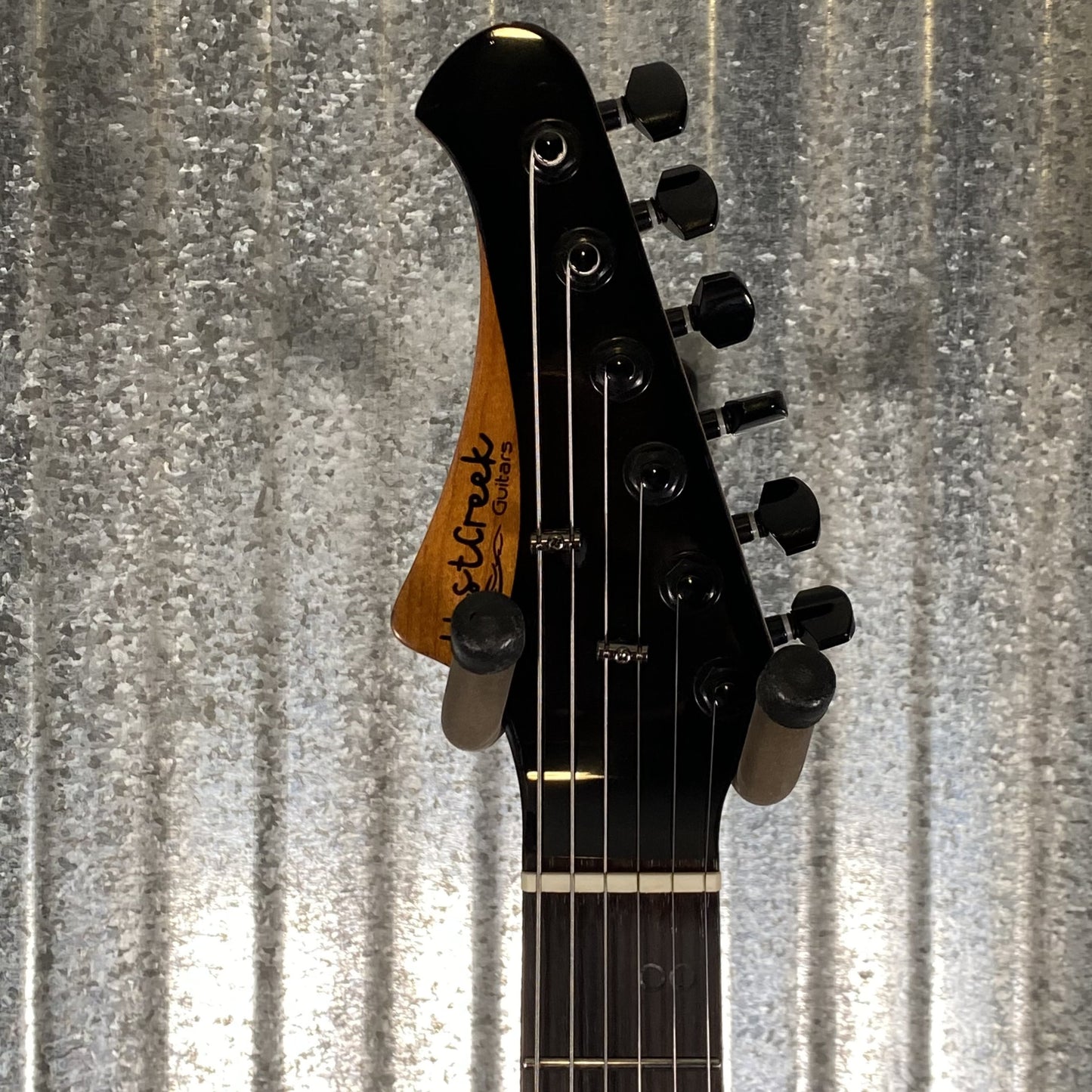 Westcreek Guitars Helyx T Style Dual Humbucker Ocean Vortex Blue Guitar #0019 Used