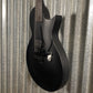 ESP LTD EC FR Black Metal Floyd Rose Black Satin Guitar ECFRBKMBLKS #1585 Used