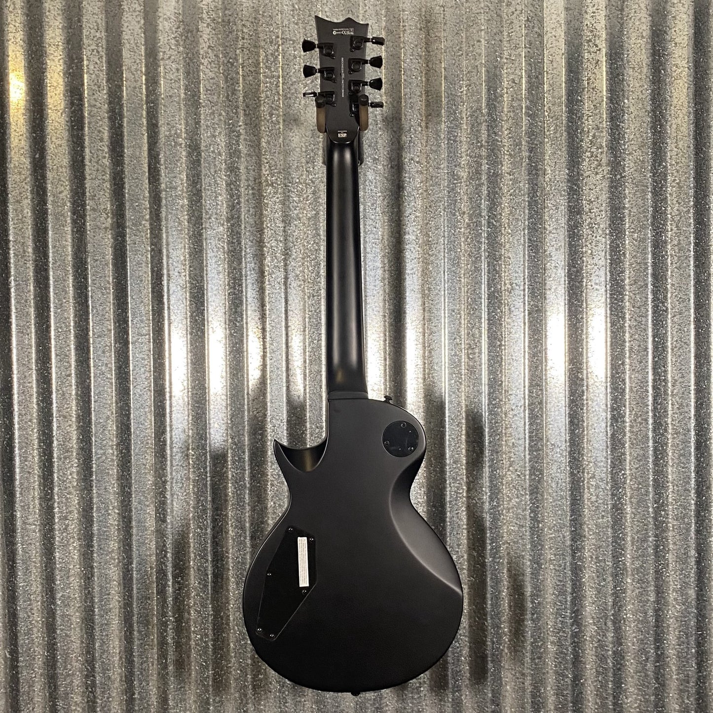 ESP LTD EC-257 7 String Black Satin Guitar & Case EC257BLKS #0360  Used