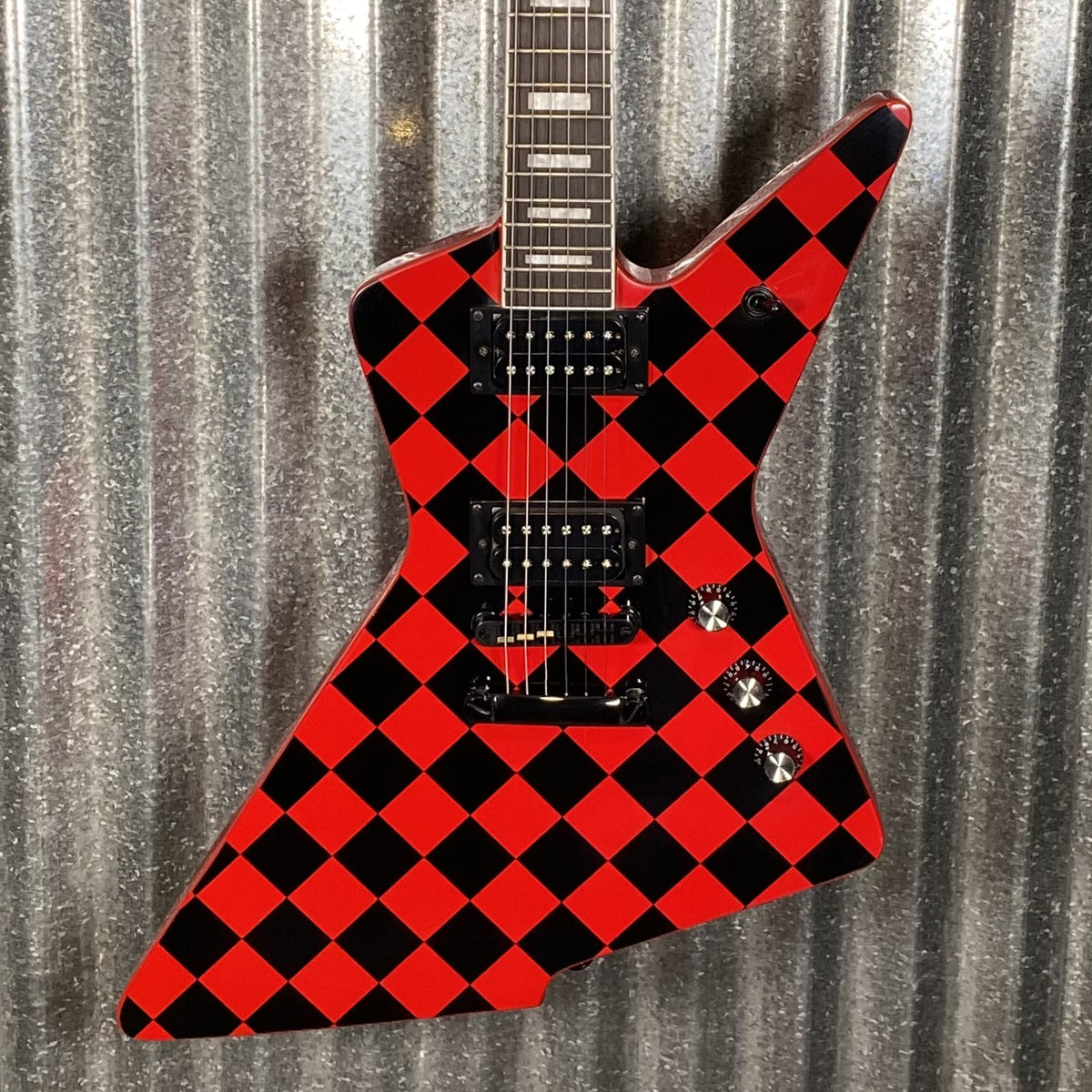 Westcreek Guitars Revenge Explorer Style Red Checker #0015 Used
