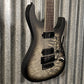 ESP LTD M-1007B 7 String Baritone Quilt Top Charcol Burst Guitar #3137 Used