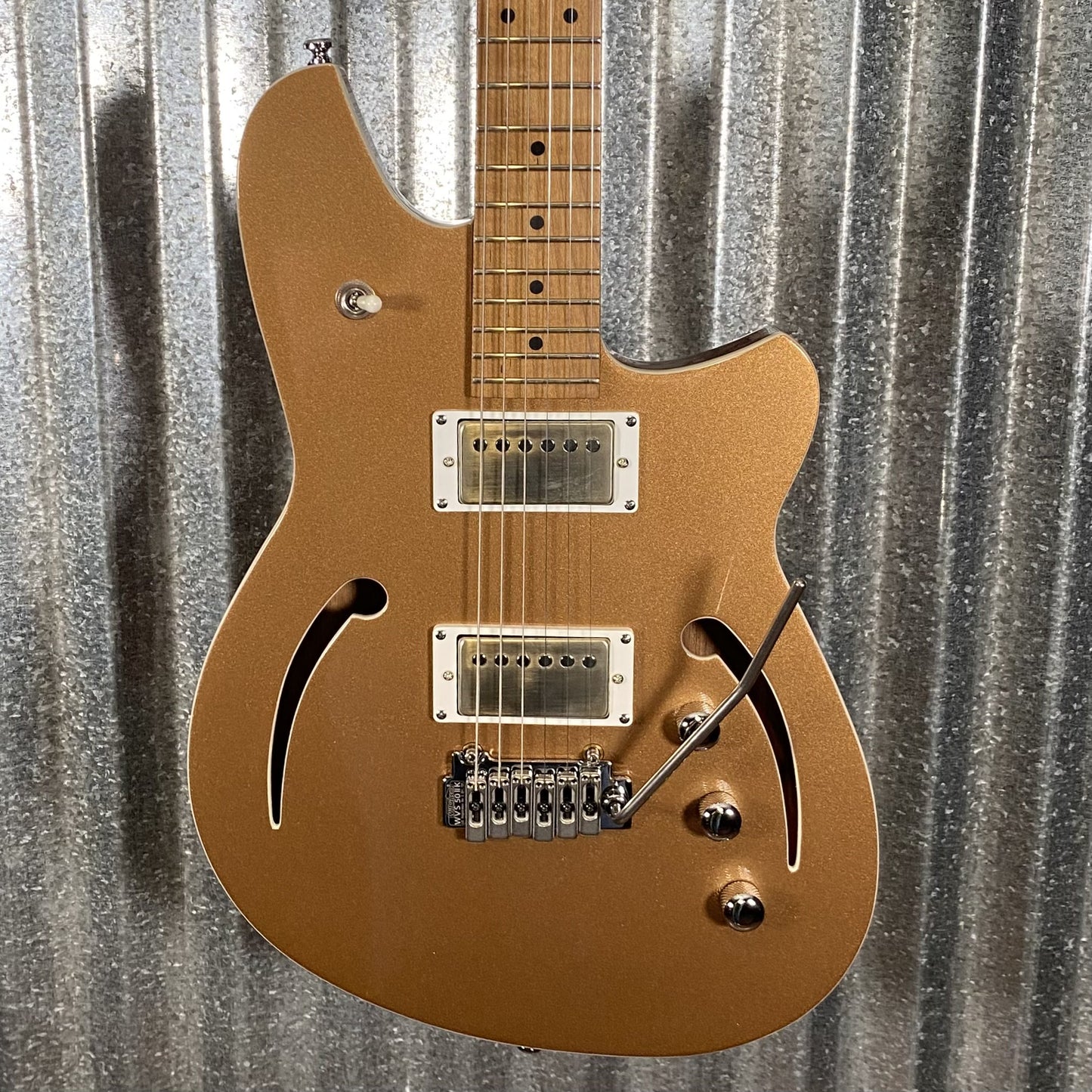 Reverend Kingbolt Air HH Metallic Bronze Semi Hollow Guitar #70965