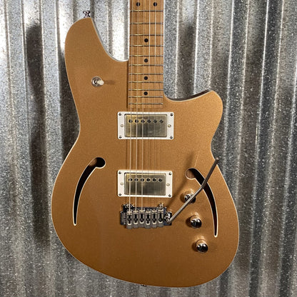 Reverend Kingbolt Air HH Metallic Bronze Semi Hollow Guitar #70965