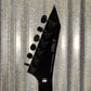 ESP LTD MH-1000NT Flame Charcoal Burst Guitar & Case #0514 Used