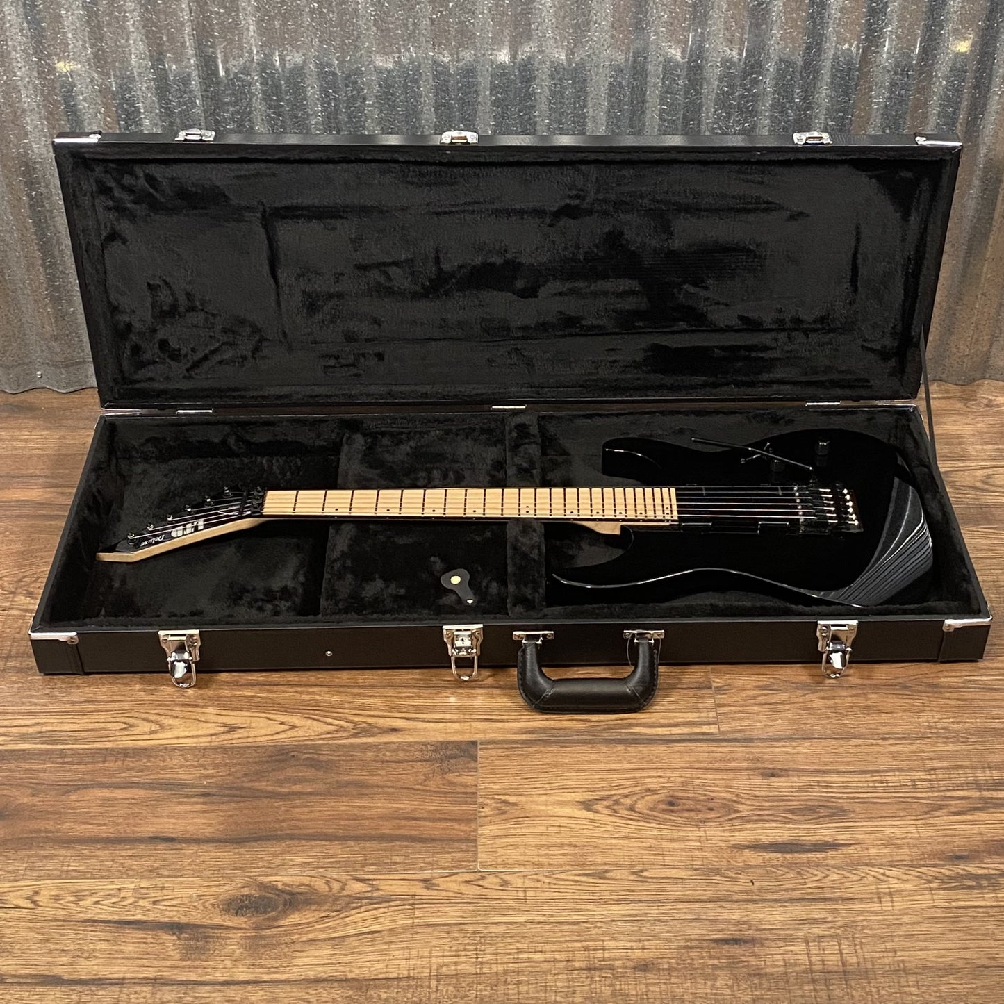 ESP LTD M-1000 Maple Black Guitar & Case #3176 Used