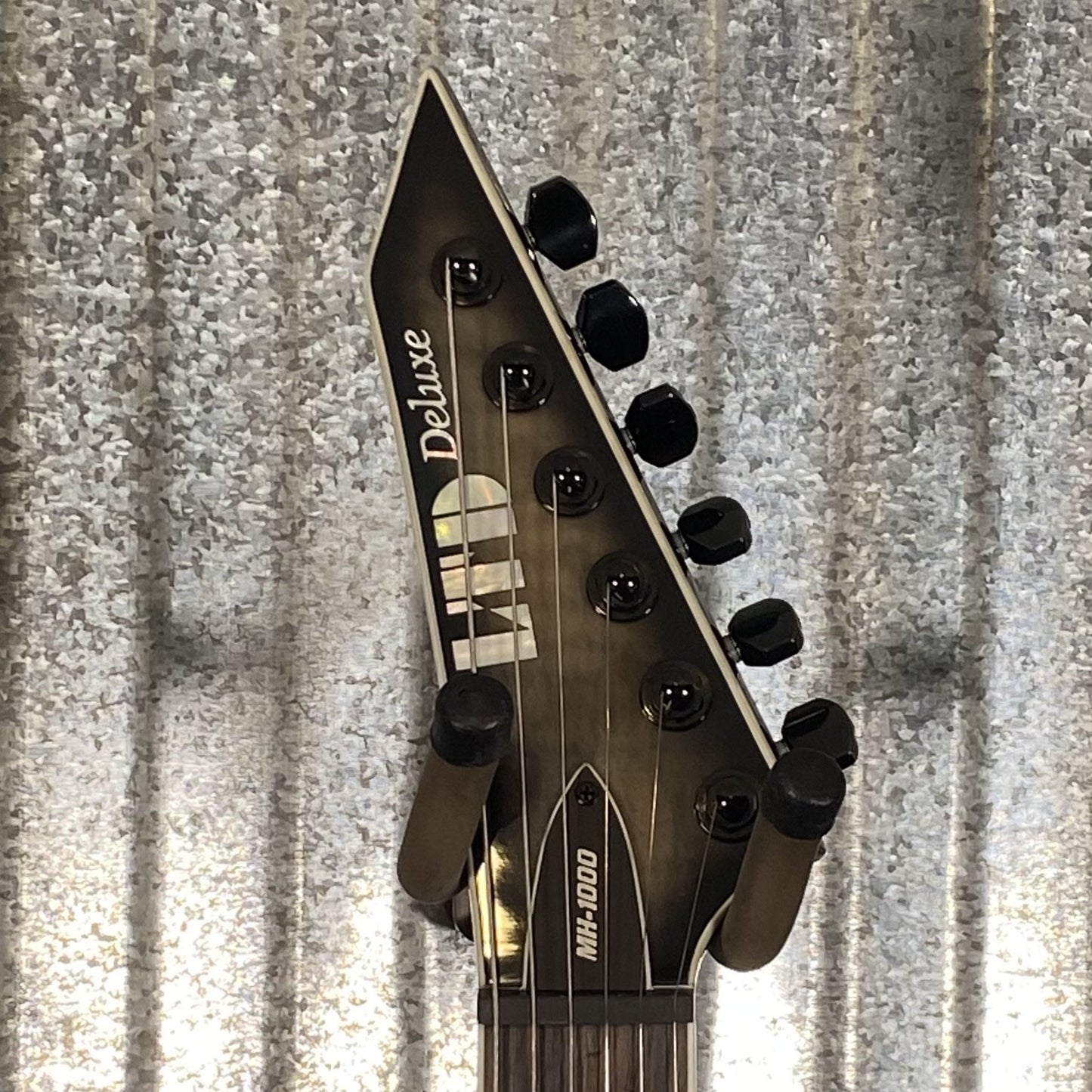 ESP LTD MH-1000NT Charcoal Burst Guitar Fluence #0549 Used