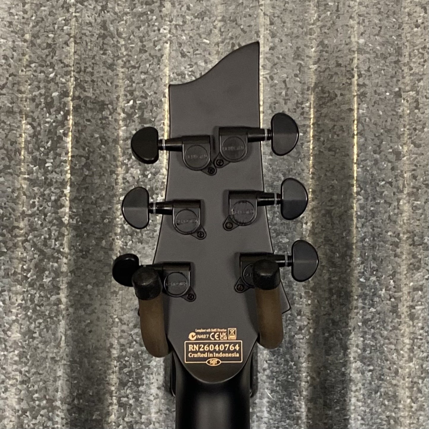 Schecter C-1 Hydro Dip Midnight Tide Guitar Left Hand #0764