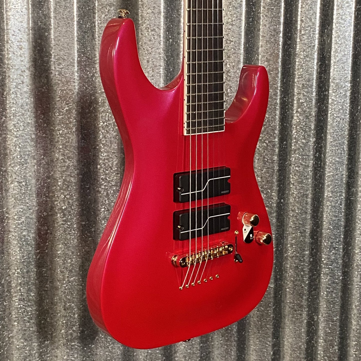 ESP LTD SC-607B Stephen Carpenter Magenta Guitar & Case #1425 Used
