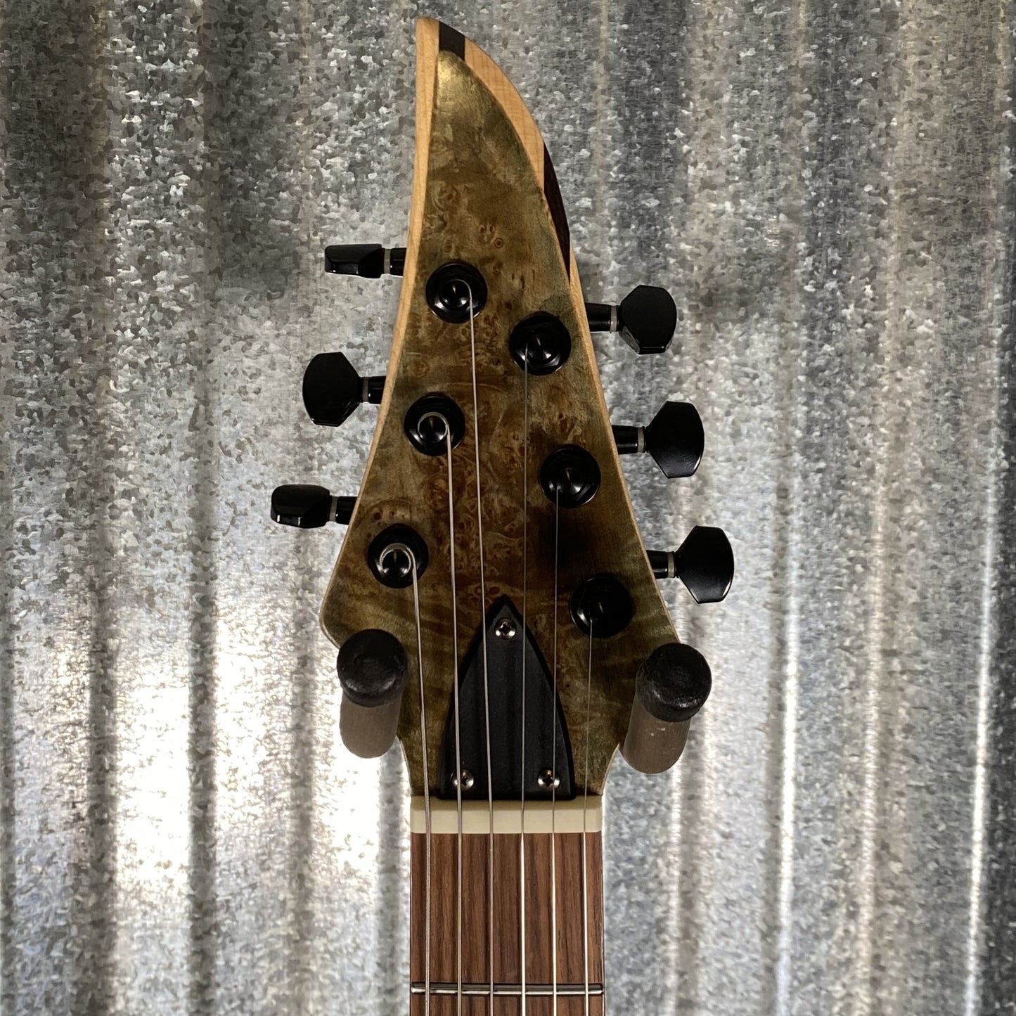 ST Guitars Metal Rooted Spalted Green Bolt On Hard Tail Guitar #60001 Used
