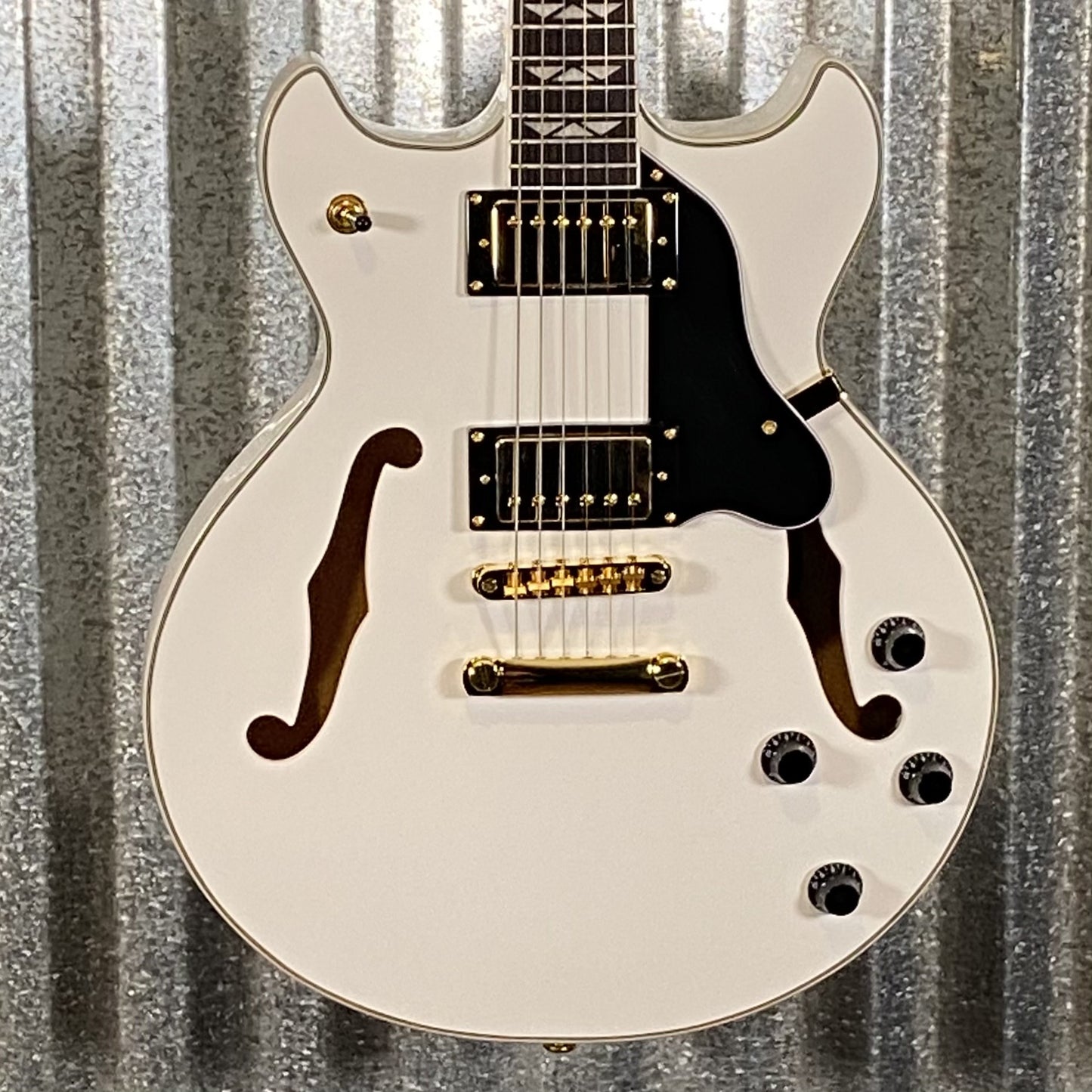 Westcreek Guitars 333 Semi Hollow Body Double Cutaway White #0011 Used