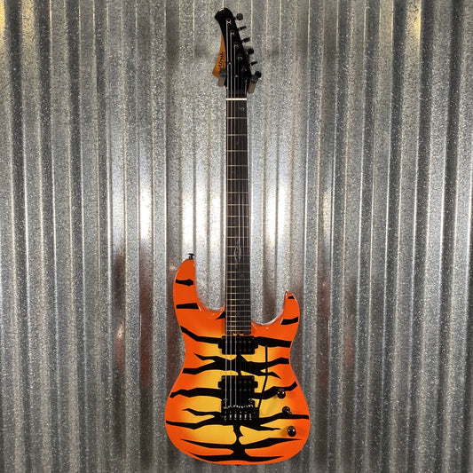 Westcreek Guitars Aetheris Superstrat Yellow Tiger Guitar #0022 Used
