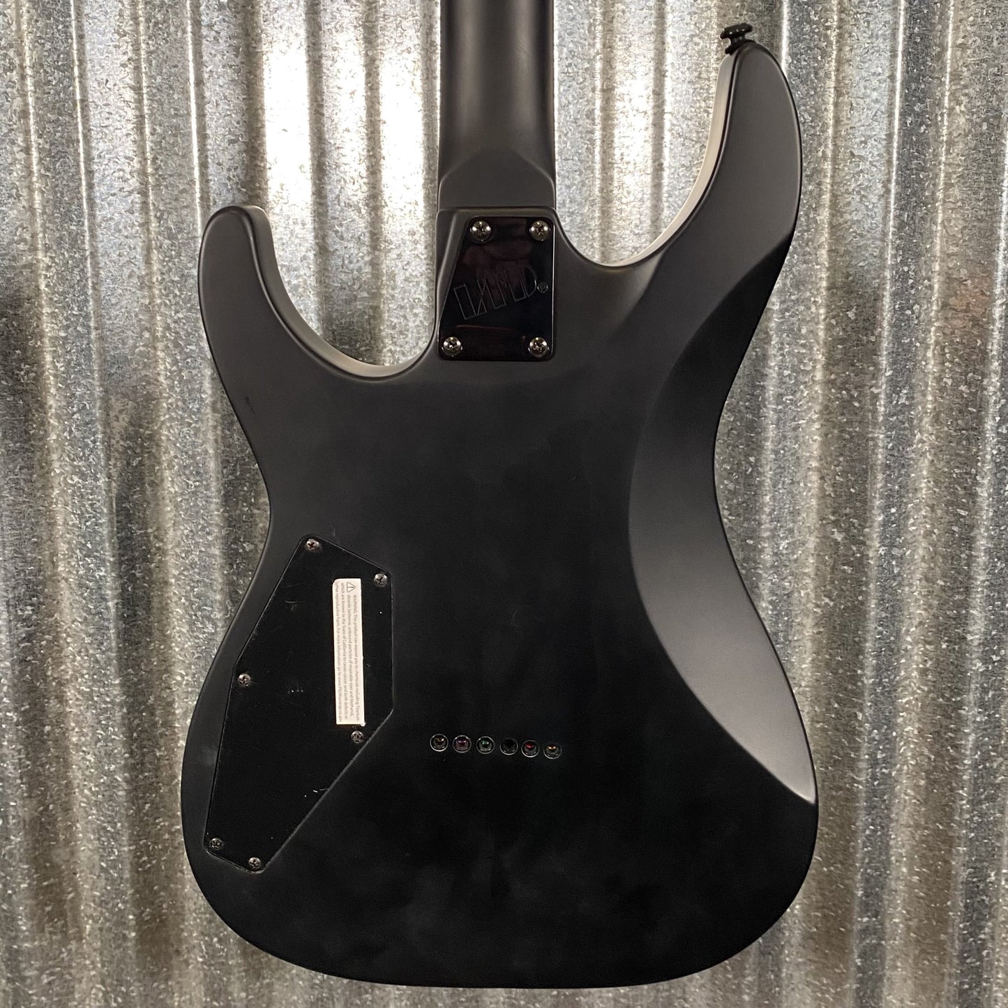 ESP LTD M-201HT Hard Tail Black Satin Guitar M201HTBLKS #7202 Used