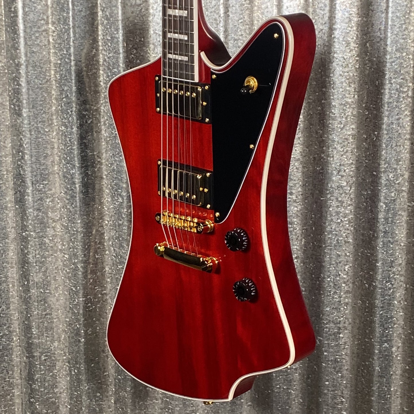 Westcreek Guitars Mirage T Bird Style Dual Humbucker Guitar Red #0046 Used