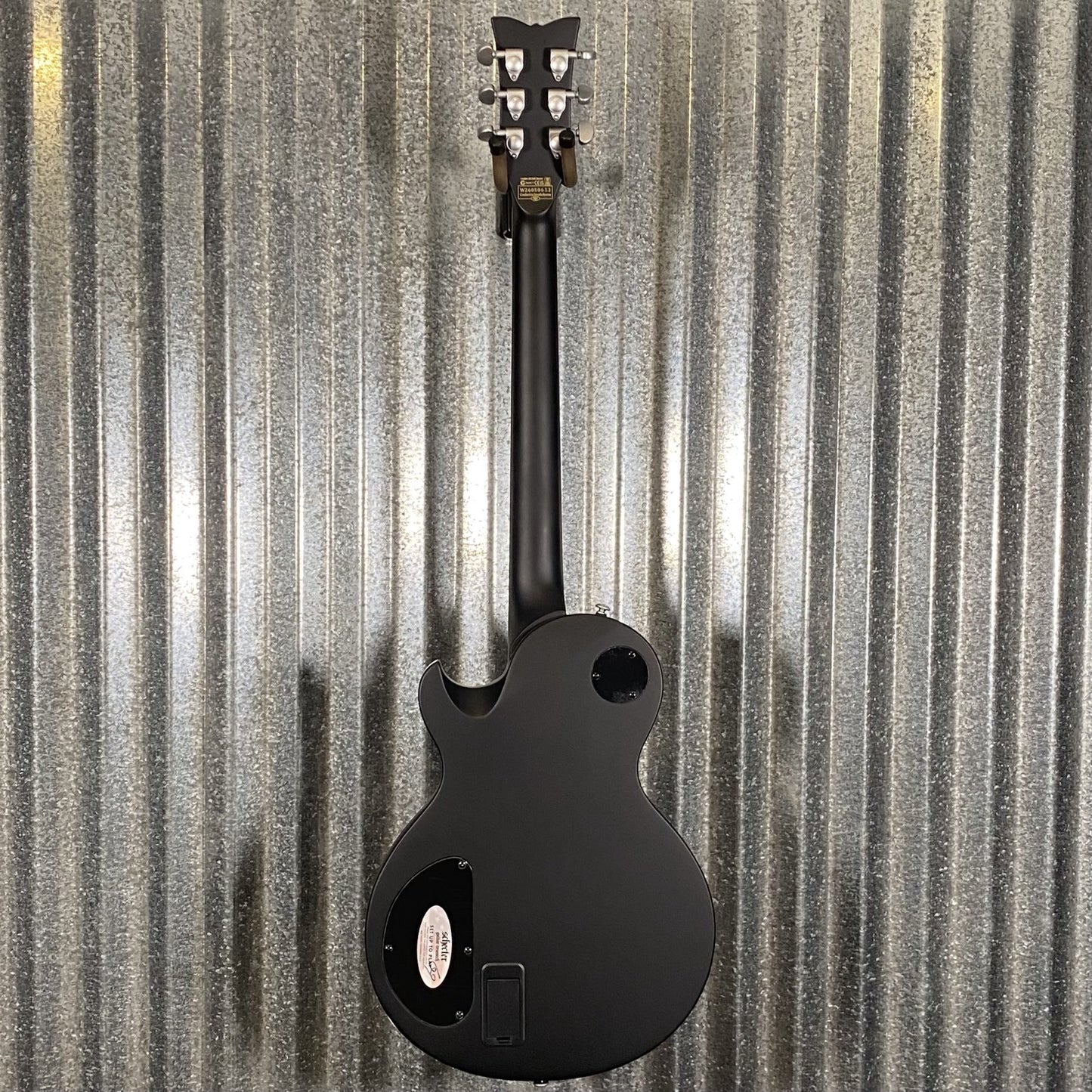 Schecter Solo II Damien Platinum Satin Black Guitar #0653