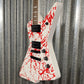 Westcreek Guitars Revenge Explorer Style Scatch Whte Red #0059 Used
