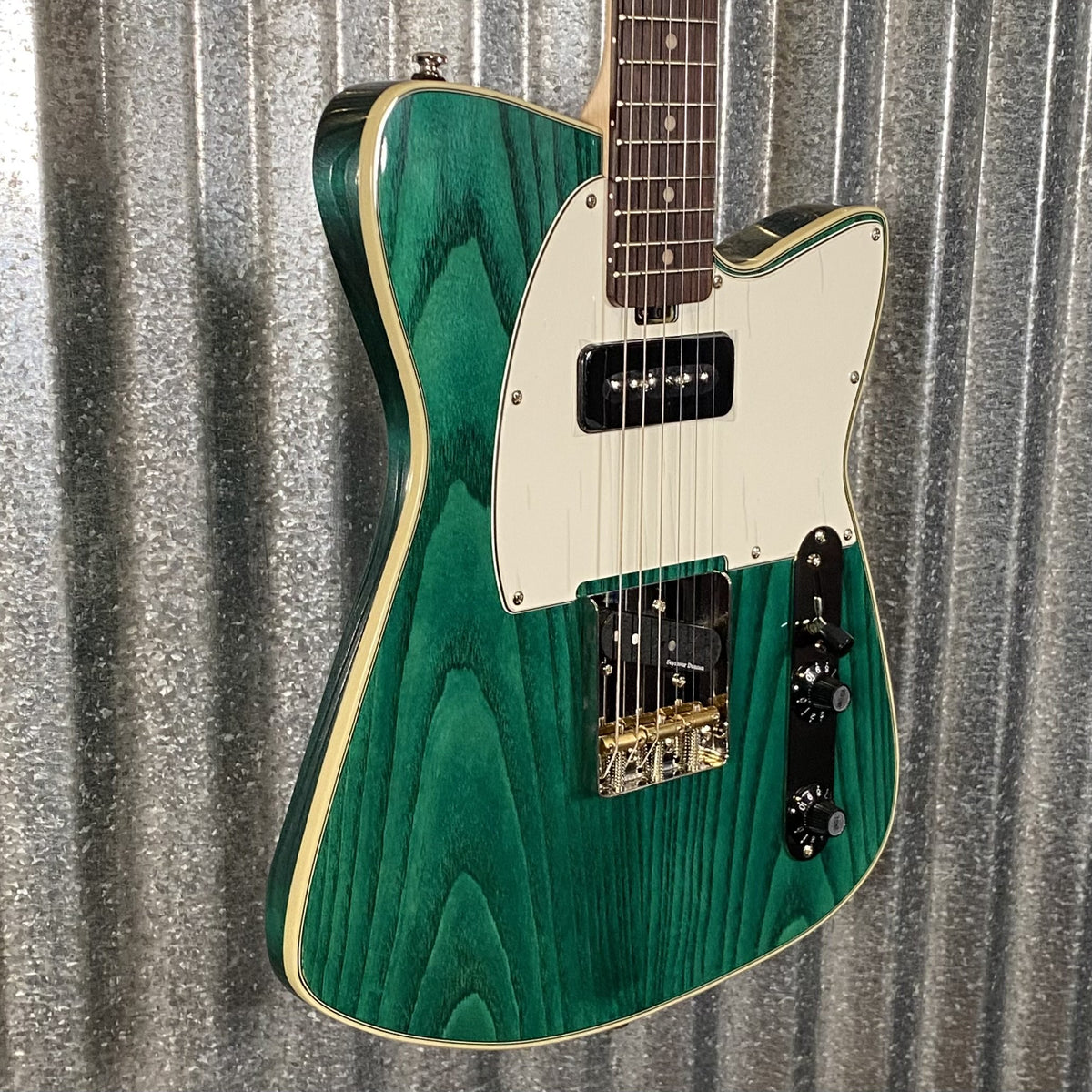 Cort Otera TK-1 Samurai Guitarist Trans Emerald Green Guitar #0047