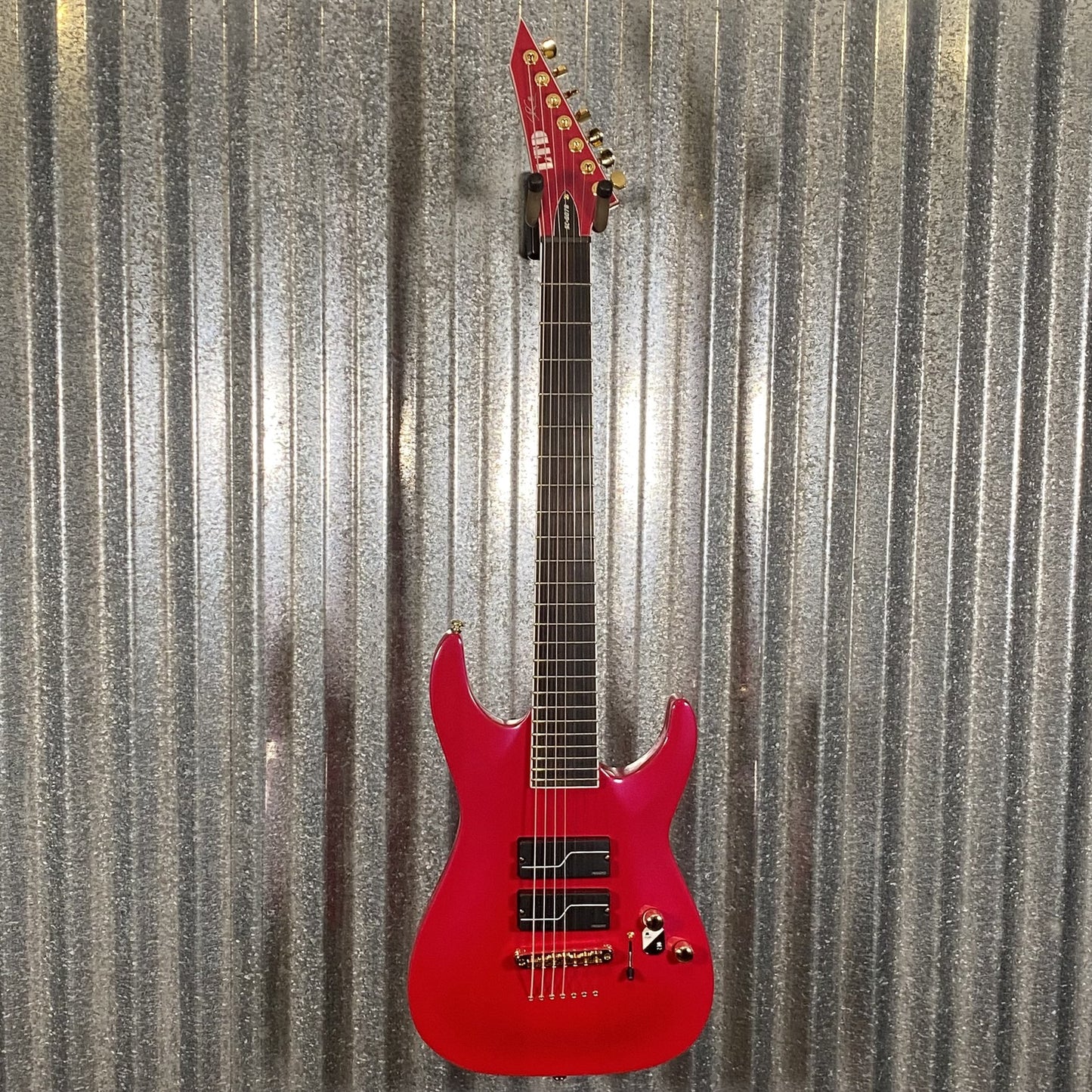 ESP LTD SC-607B Stephen Carpenter Magenta Guitar & Case #1425 Used