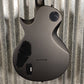 ESP LTD EC-1000B Baritone Charcoal Metallic Satin Guitar #0708 Used