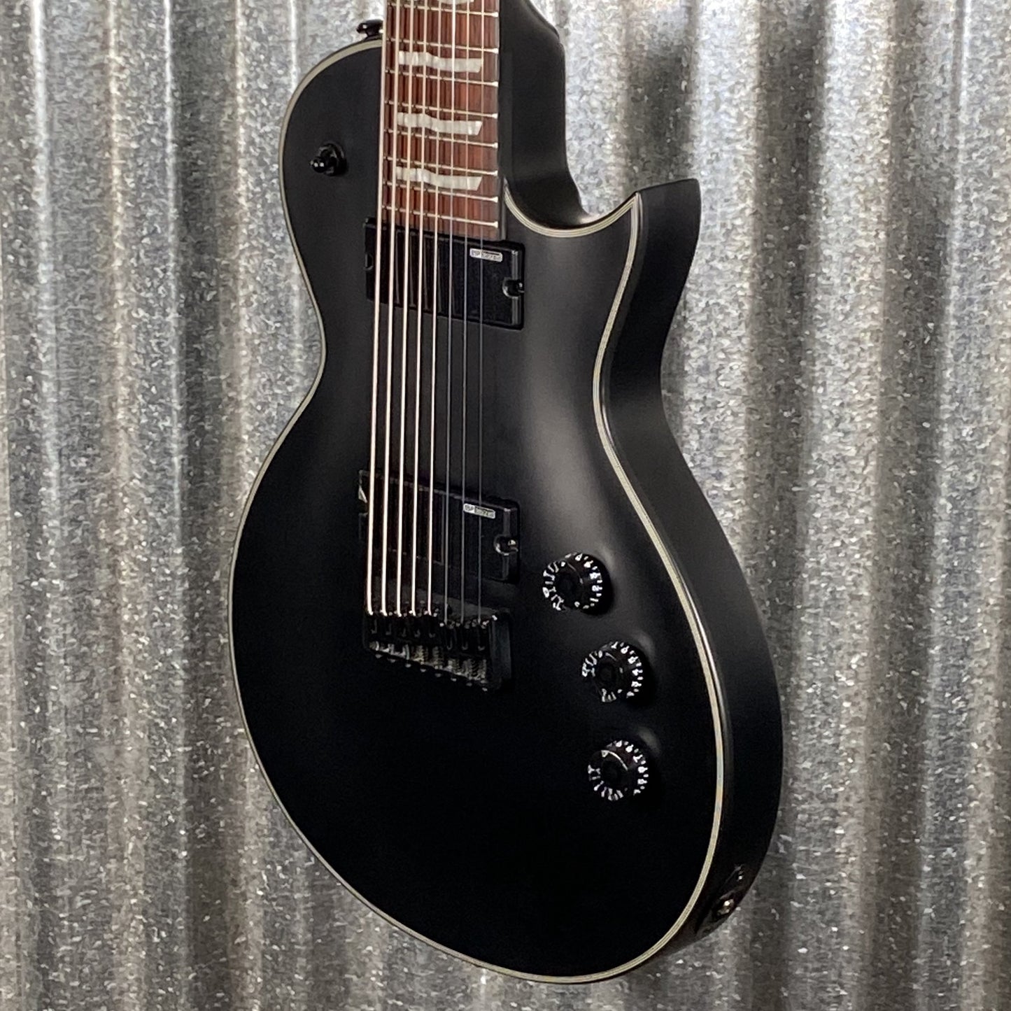 ESP LTD EC-258 8 String Black Satin Guitar EC258BLKS #1627 Used