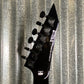 ESP LTD M-201BHT Baritone Hard Tail Black Guitar & Case #1151 Used