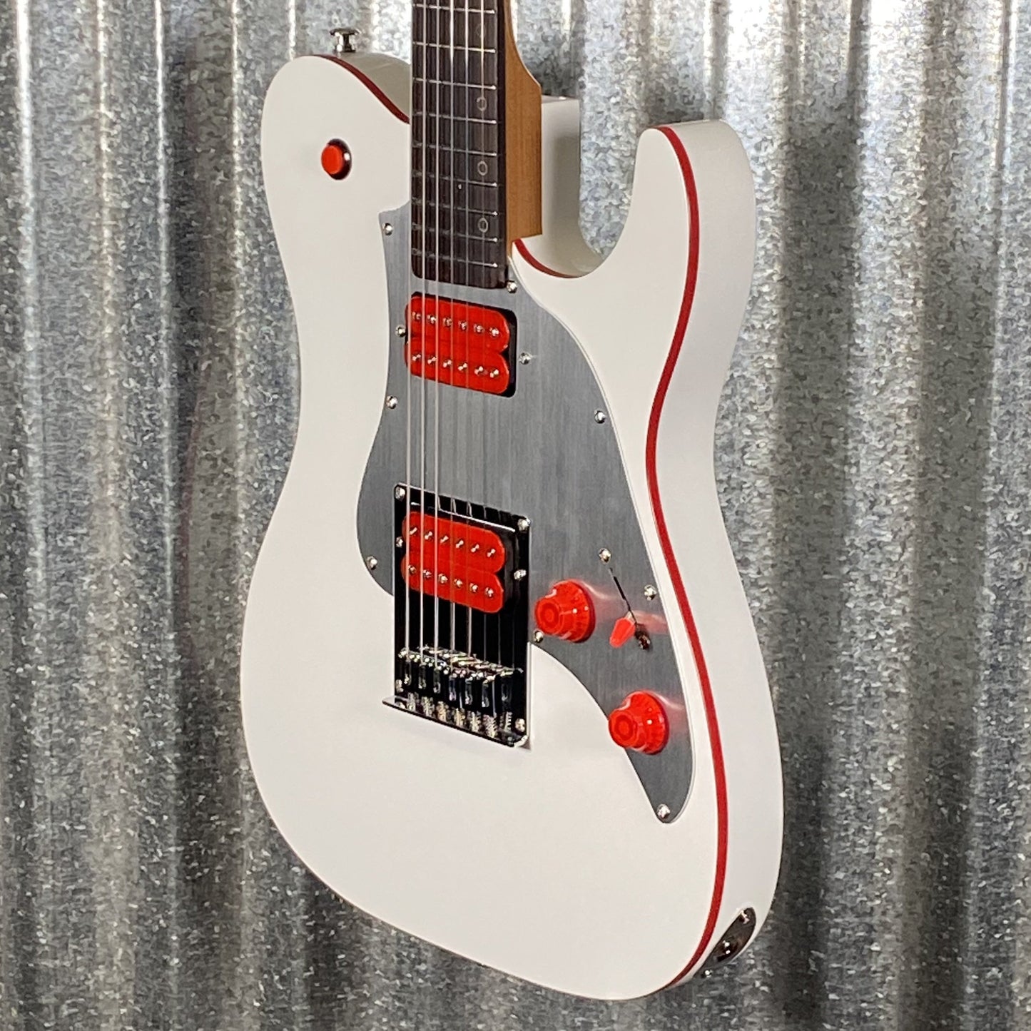 Westcreek Guitars TT-50KS T Style Dual Humbucker Guitar White #0097 Used