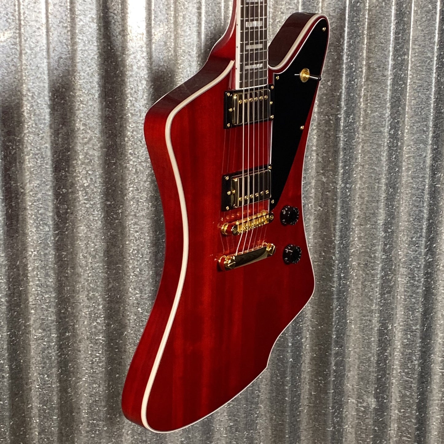 Westcreek Guitars Mirage T Bird Style Dual Humbucker Guitar Red #0093 Used