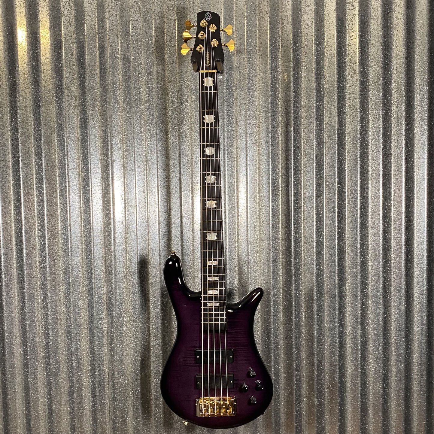 Spector Euro5 LT Violet Fade Gloss 5 String Bass & Bag #0562 Used