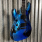Schecter C-1 Hydro Dip Midnight Tide Guitar Left Hand #0757