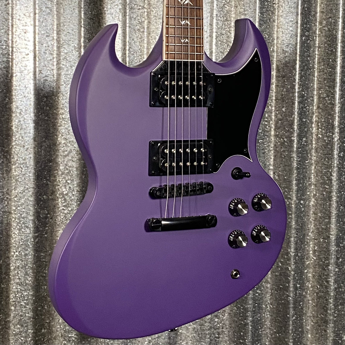 Westcreek Guitars Racer SG Offset Style Purple Matte Guitar #0027 Used