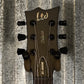 ESP LTD EC-1000B Baritone Charcoal Metallic Satin Guitar #0708 Used